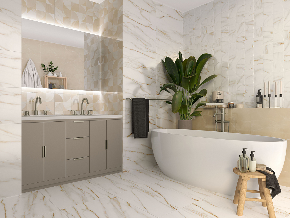 Marmaris white 02 30х50 Gracia Ceramica