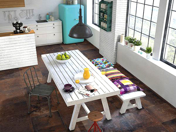 J85668 Bristol Brick Dark 6x25 RHS (Rondine) Ceramiche