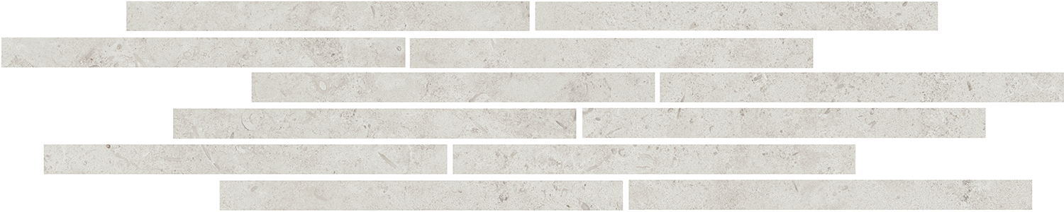 T025/11206 Декор Карму мозаичный серый светлый матовый 75х15 Kerama Marazzi
