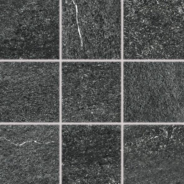 DAR12739 Quarzit Black 30x30 RAKO