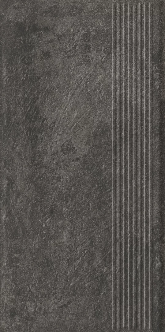 Carrizo Basalt Stopnica Prosta Struktura Mat B1a 30x60 Paradyz