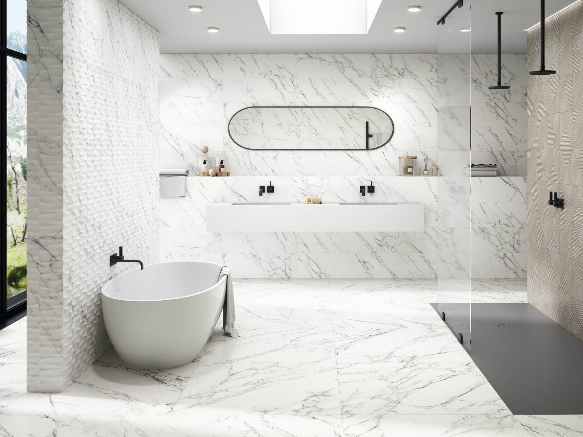9545 Amazonas Roble Relieve Rect 30х90 Porcelanite Dos