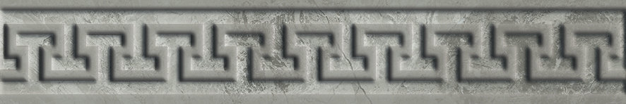 600090000480 Charme Extra Silver Listello Leaf Pat 5x30 Italon