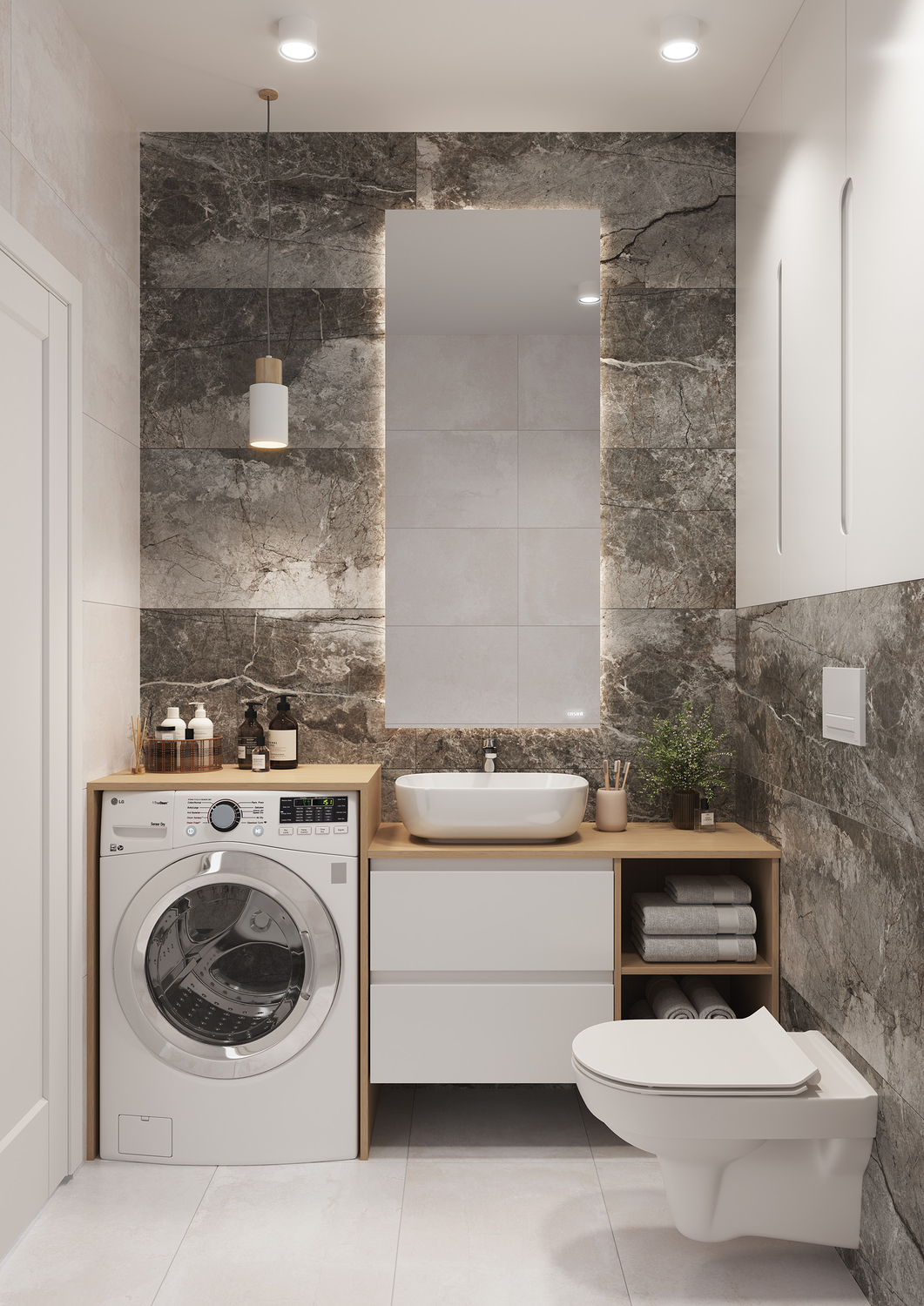 17687 Energy Светло-серый рельеф ректификат 44,8x89,8 Cersanit фото 13