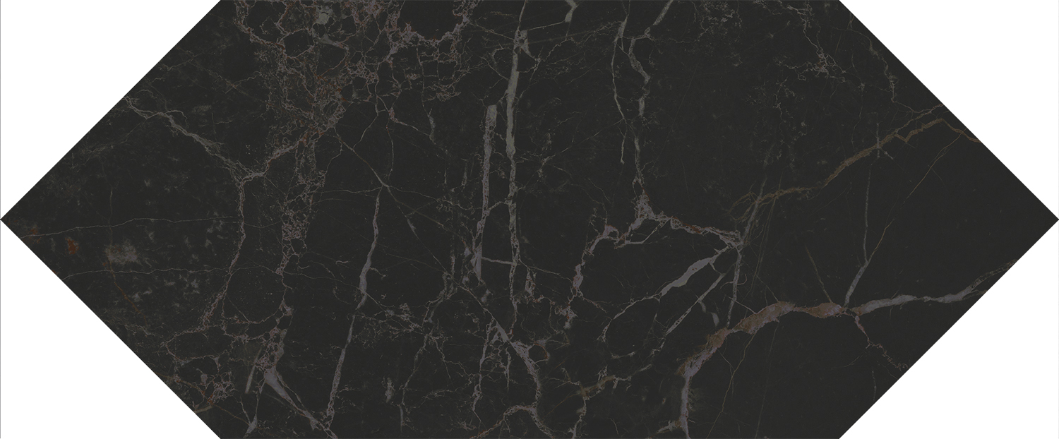 35007 Келуш черный глянцевый 14х34 Kerama Marazzi