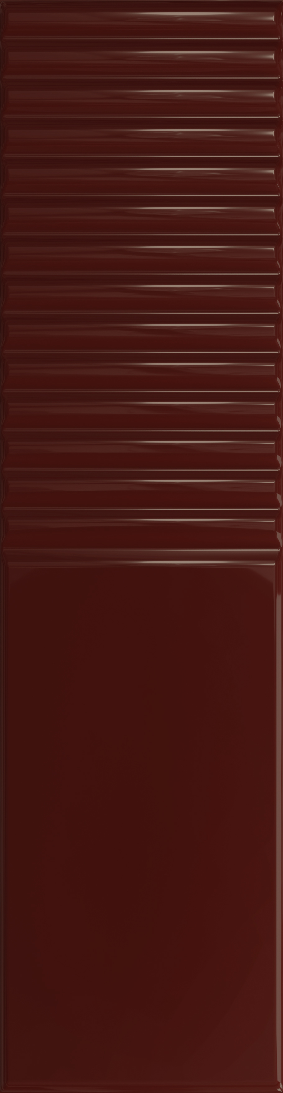 Groove Burgundy 2 Gloss STR 29.8x7.8x1 Tubadzin