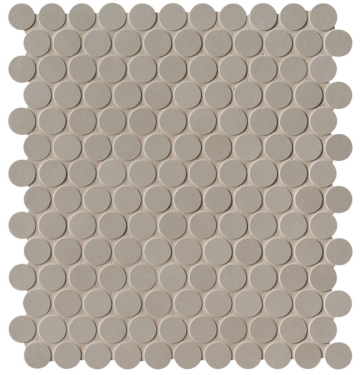 fNSY Milano&Floor Tortora Round Mosaico Matt 29.5x32.5 FAP Ceramiche