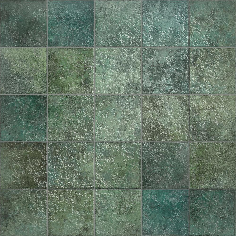 188826 Tahiti Emerald Glossy 14,7x14,7 Dune
