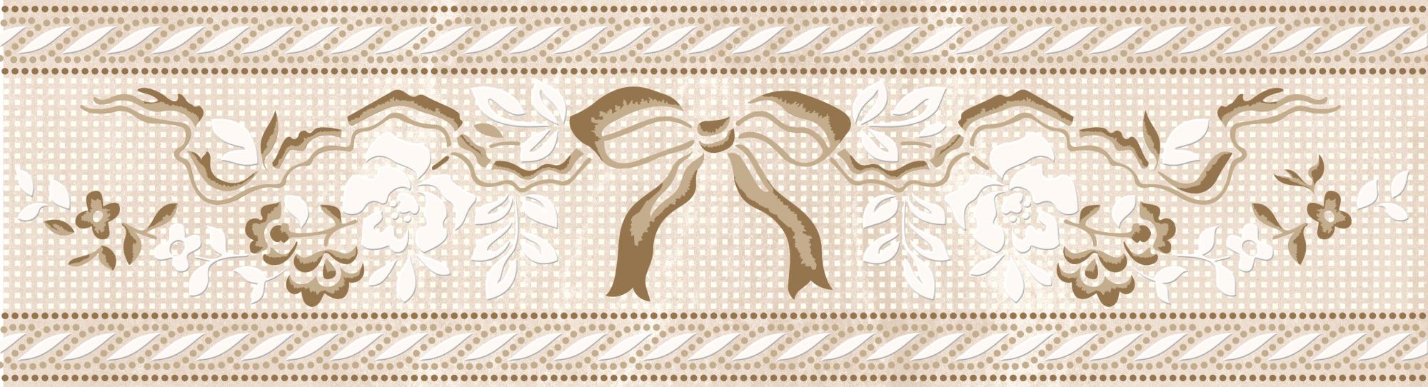 Бордюр 767 DIANA бантик 8х29.5 Eurotile Ceramica