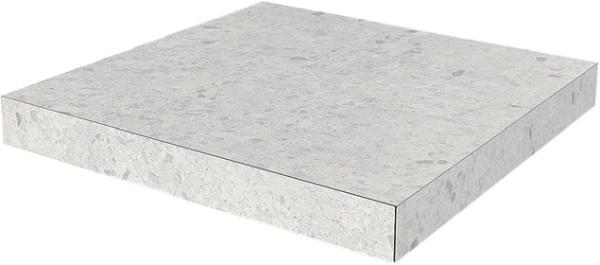 SG632420R/GCA Ступень угловая клееная Терраццо серый светлый 33x33 Kerama Marazzi