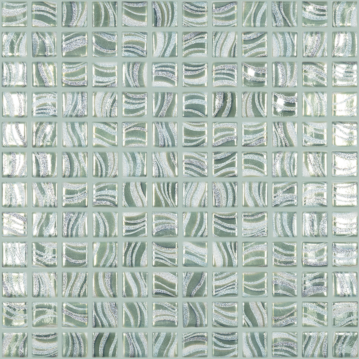 Glitter Jade 7806 (на сетке) 25x25 31,7x31,7 Vidrepur