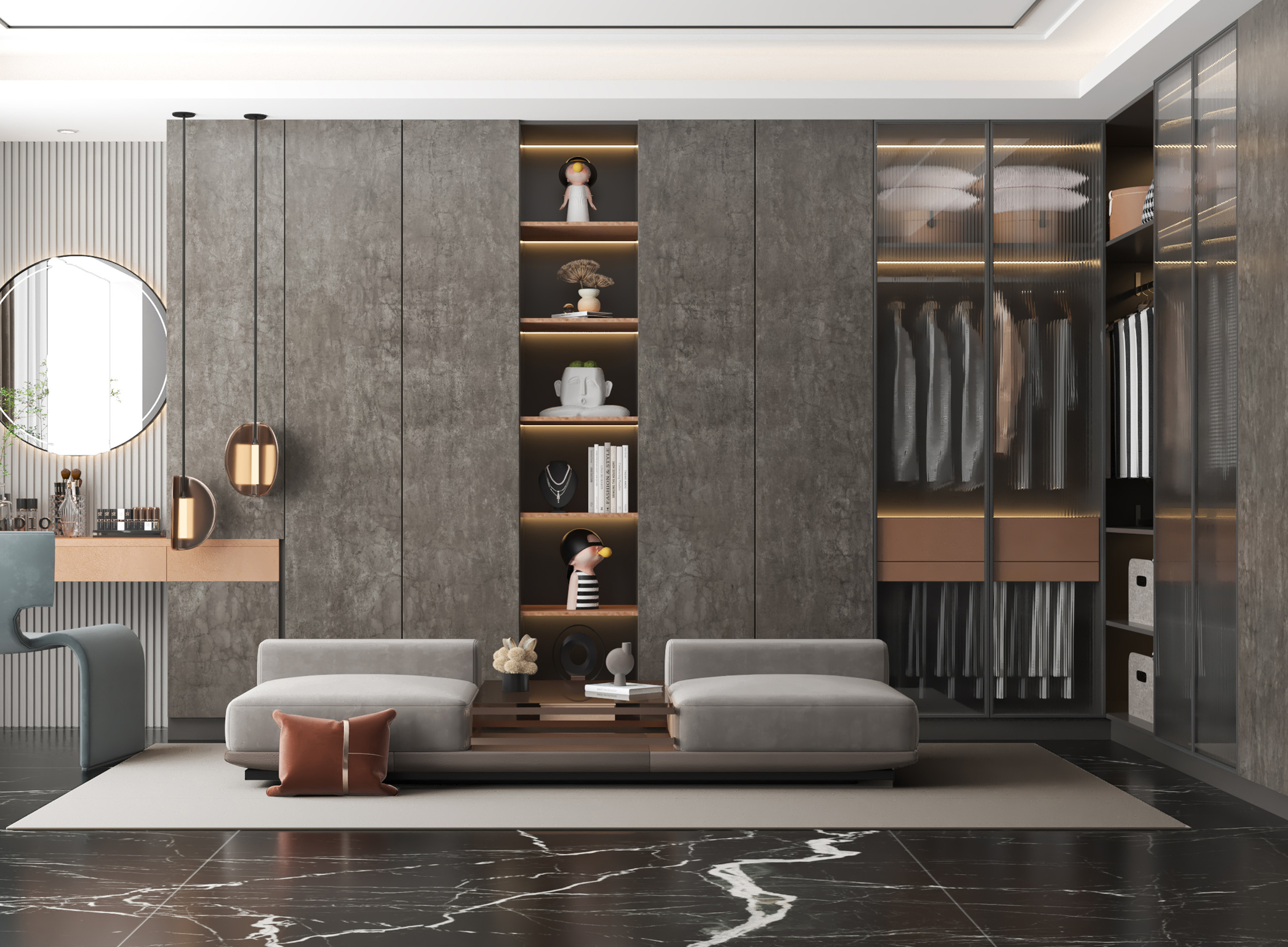 Portland Black Delfone