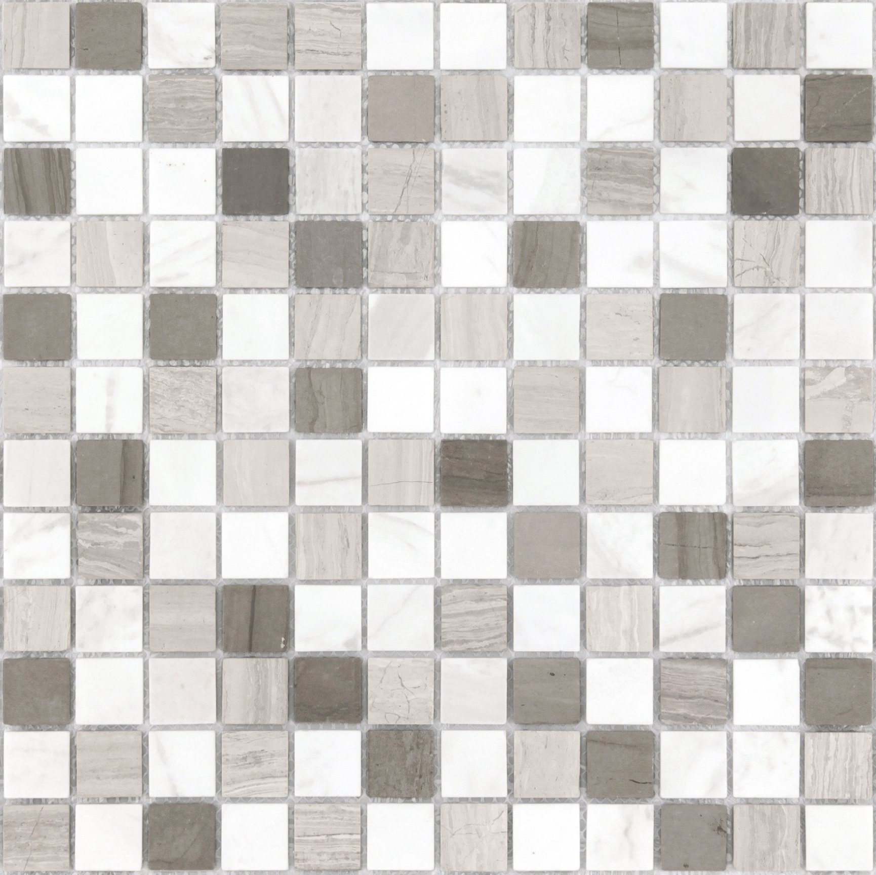 Pietrine Pietra Mix 3 MAT 23x23x4 298x298 Caramelle Mosaic