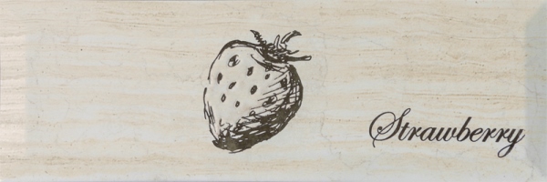 Decor Fruit Creta Strawberry 10x30 Monopole Ceramica