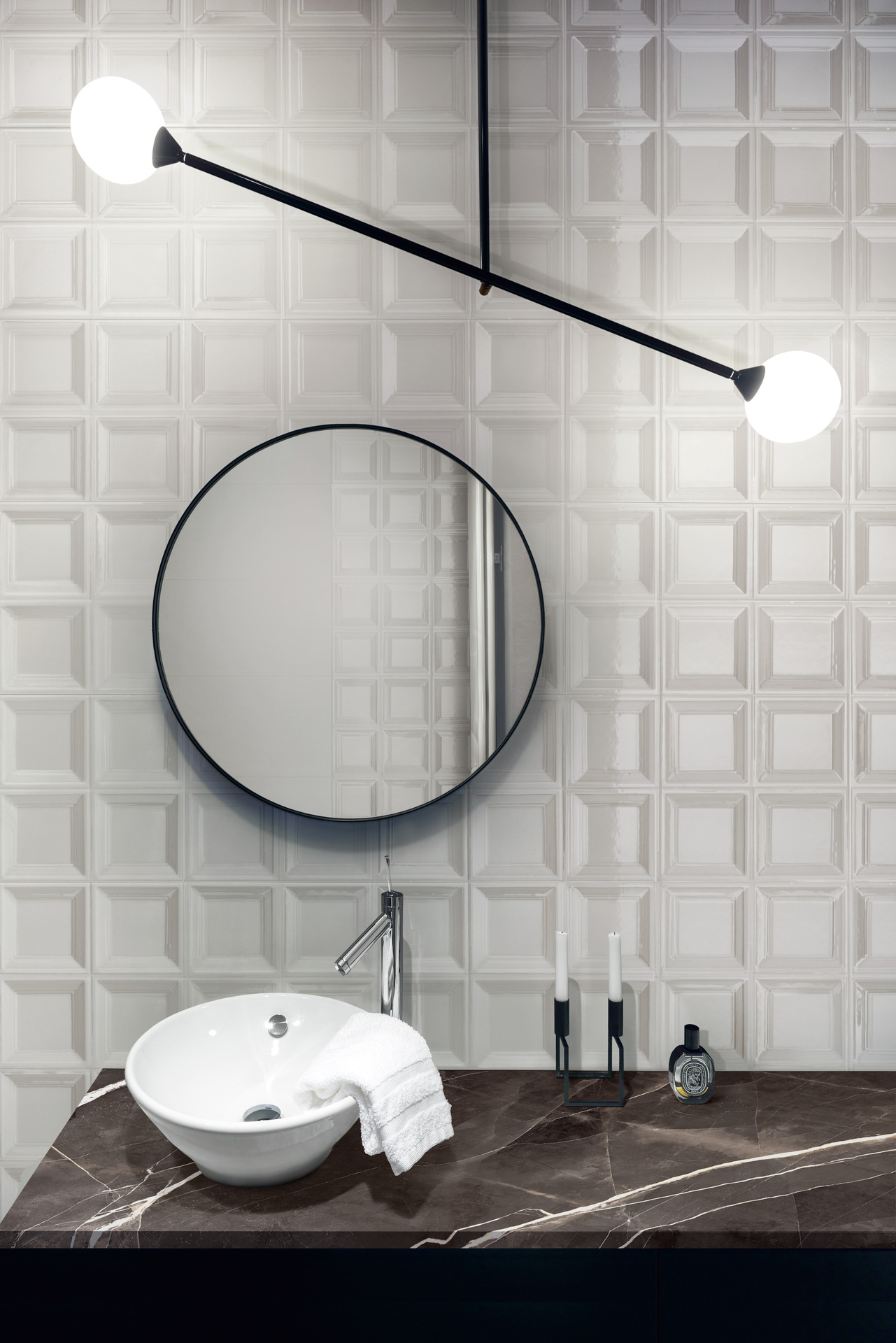 MP5W Bliss Brick 3D Square Str Rett 30x90 MARAZZI Italy