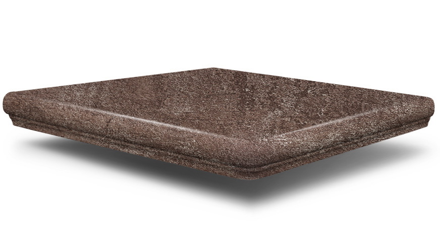 Bremen Eckflorentiner Dunkelbraun 32*32 SDS Keramik