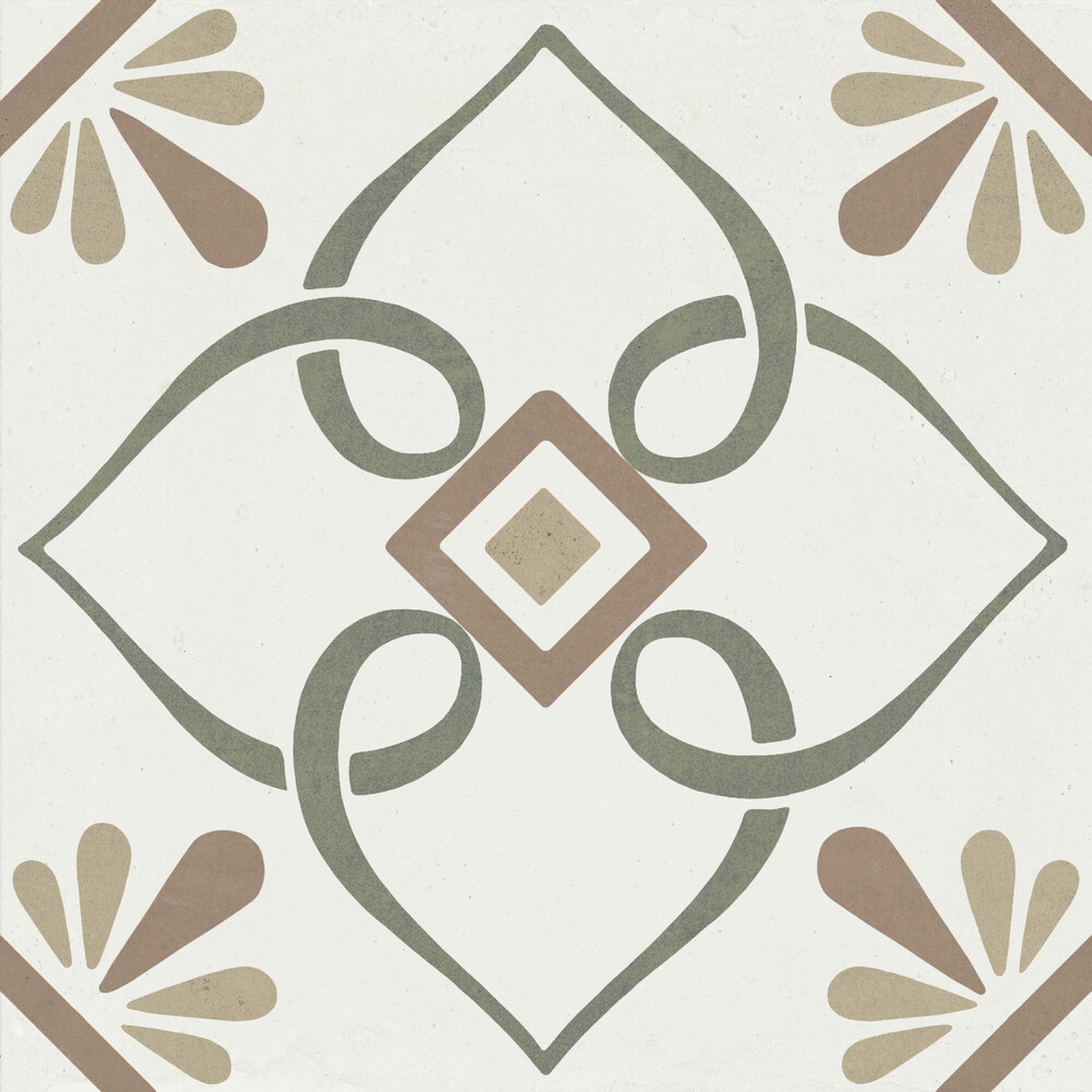 37790 Provenza Green Petals/22,3 22,3x22,3 Harmony