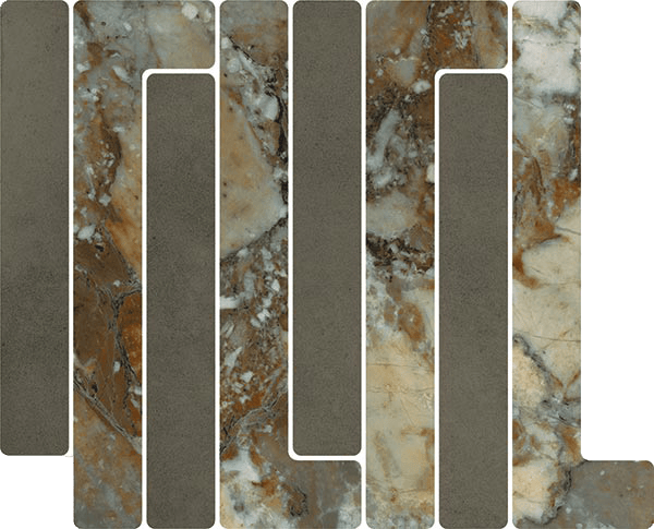 41W5 Mosaico Trellick Tassili Antracita 30x24,2 VIVES