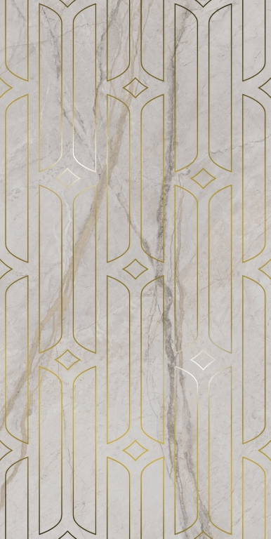 KMD3STA029BR Декор Ифран серый светлый глянцевый обрезной 60x119,5x0,9 Kerama Marazzi