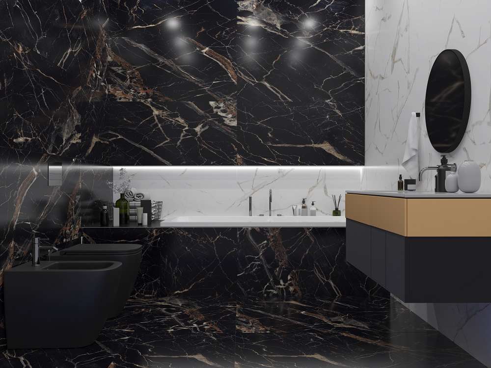 Mosaic Alcantro Nero Brick bone 34.6x29.7 Velsaa