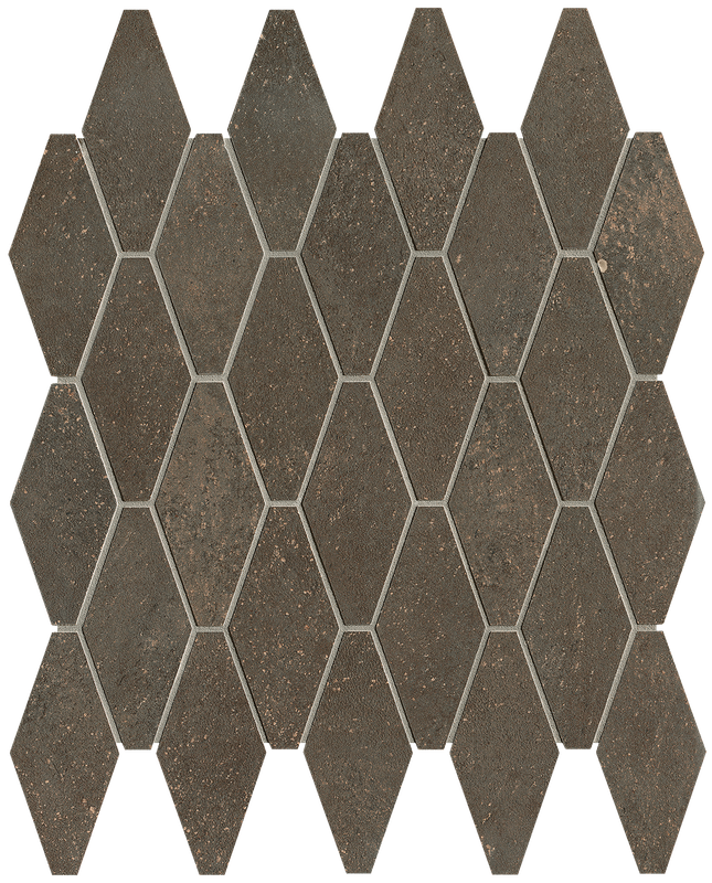 fRW2 Nobu Cocoa Gres Rombi Mosaico Matt 31x35,5 FAP Ceramiche