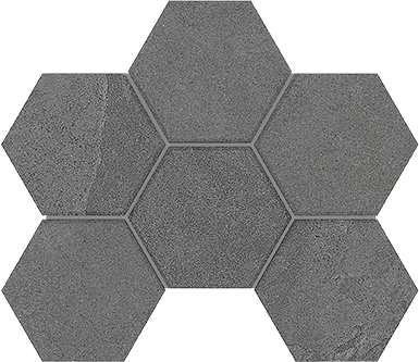 Мозаика LN03/TE03 Luna Hexagon неполированная 25x28.5 Estima