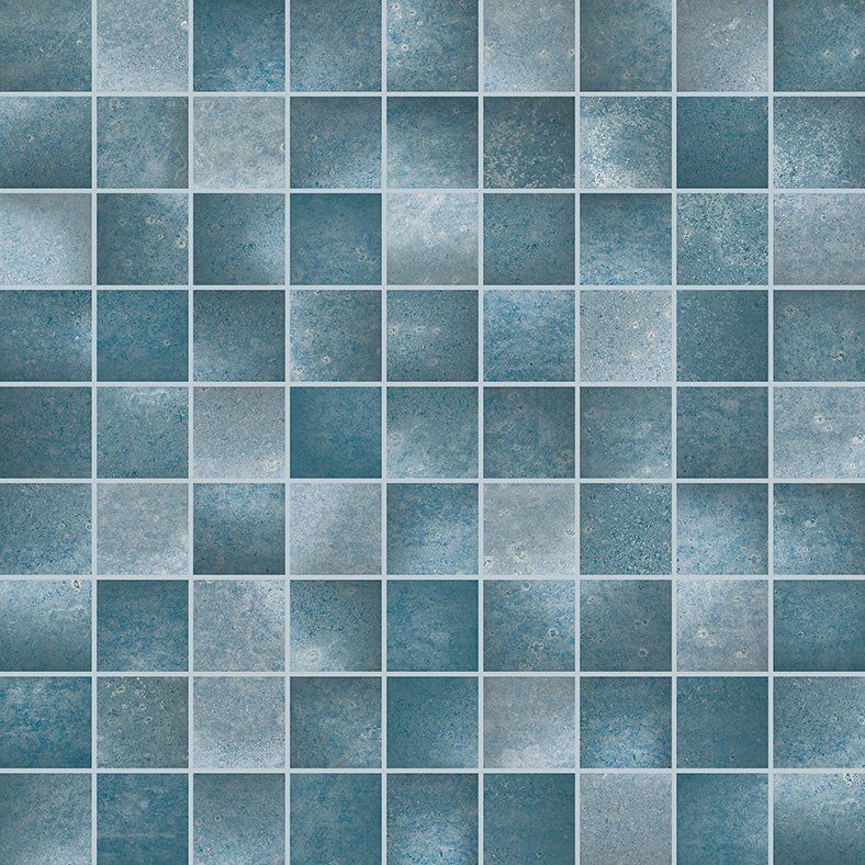 fTCR Oxide Blue Flame Mosaico 30,5x30,5 FAP Ceramiche
