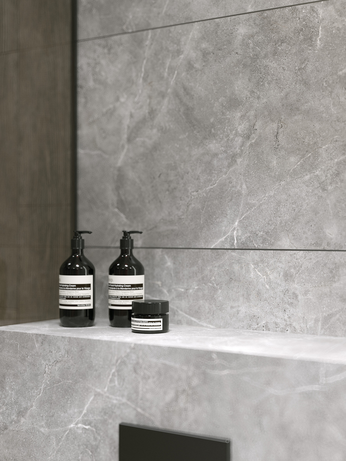 17018 Castello Темно-серый рельеф ректификат 44,8x89,8 Cersanit фото 12