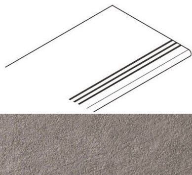620040000100 Landstone Night Gradino Lineare Angolo Sx 30x60 Atlas Concorde Russia