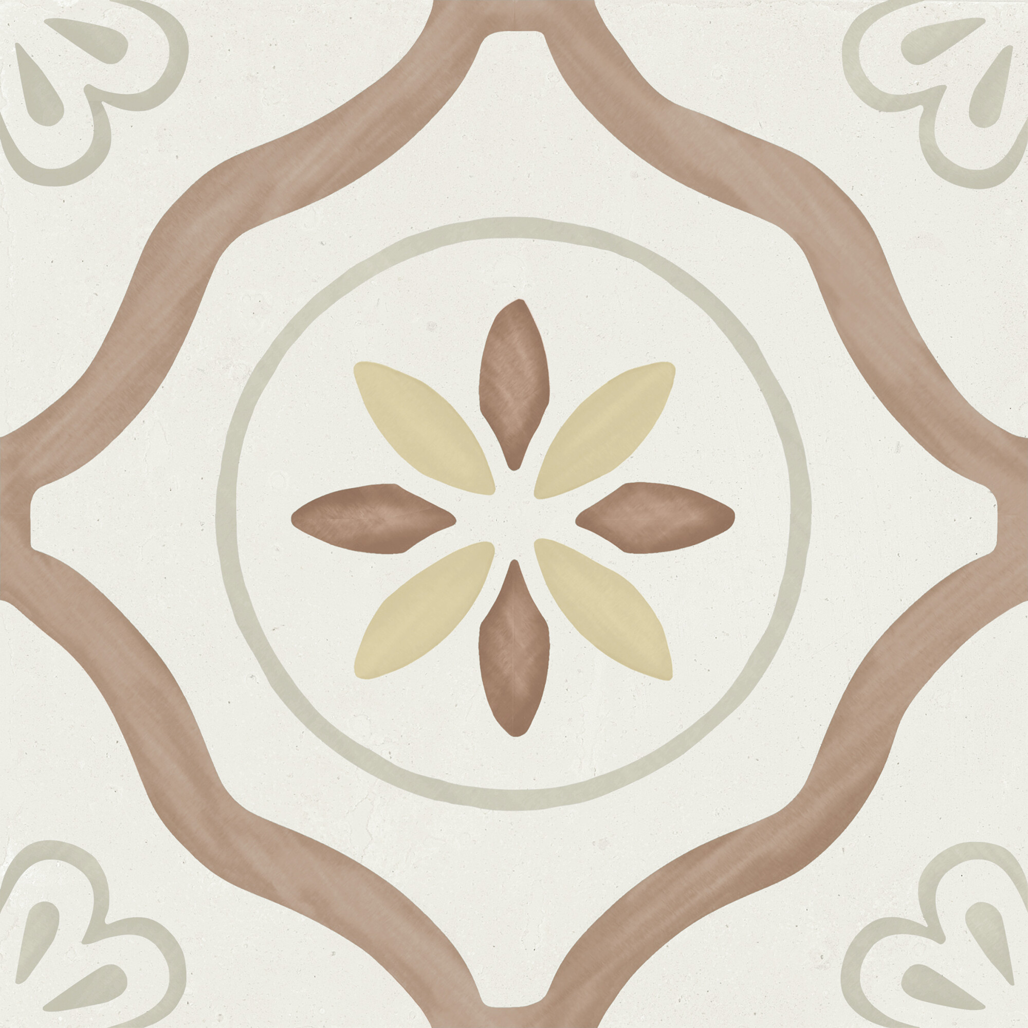 40462 Llevant Clay Petals LT 22.3x22.3 Harmony
