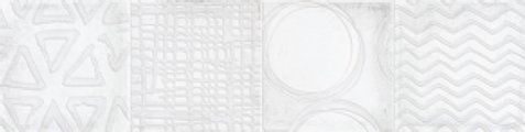 Alchimia Decor White 7,5x30 Cifre