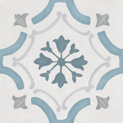 Sirocco Blue Ornate 22,3x22,3 Harmony