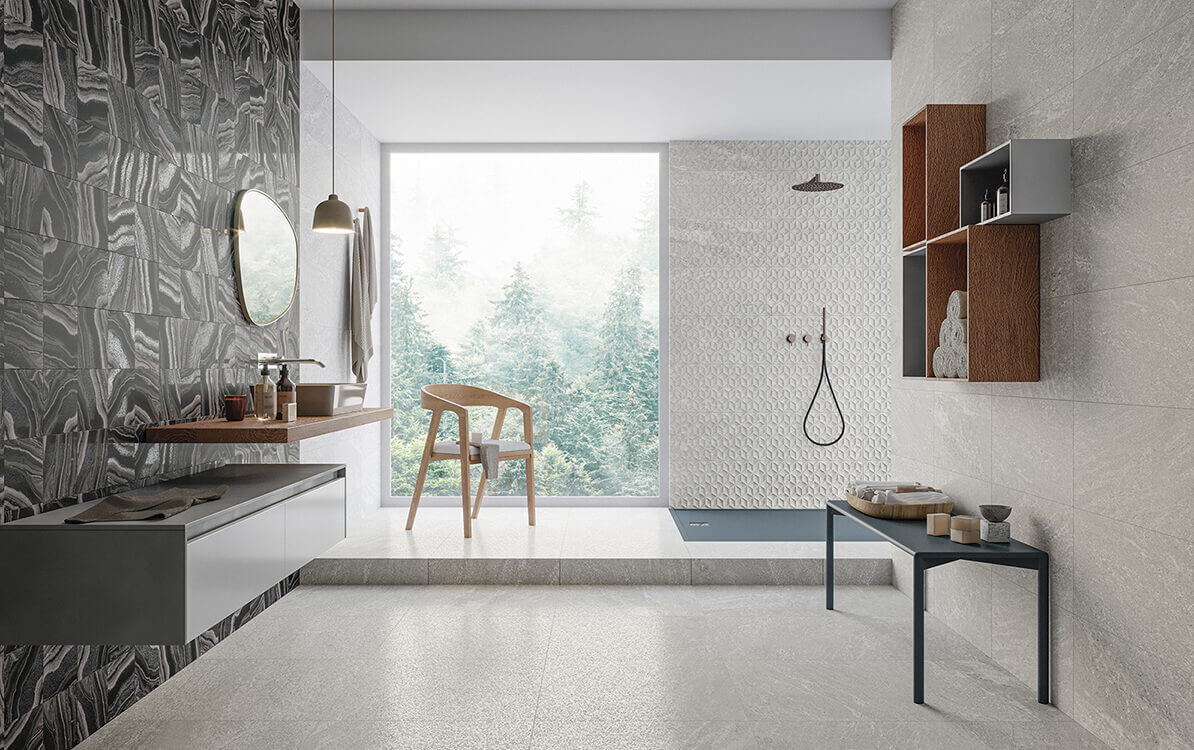 Slate Stone White RC Lap 100x100 Azulejos Sanchis