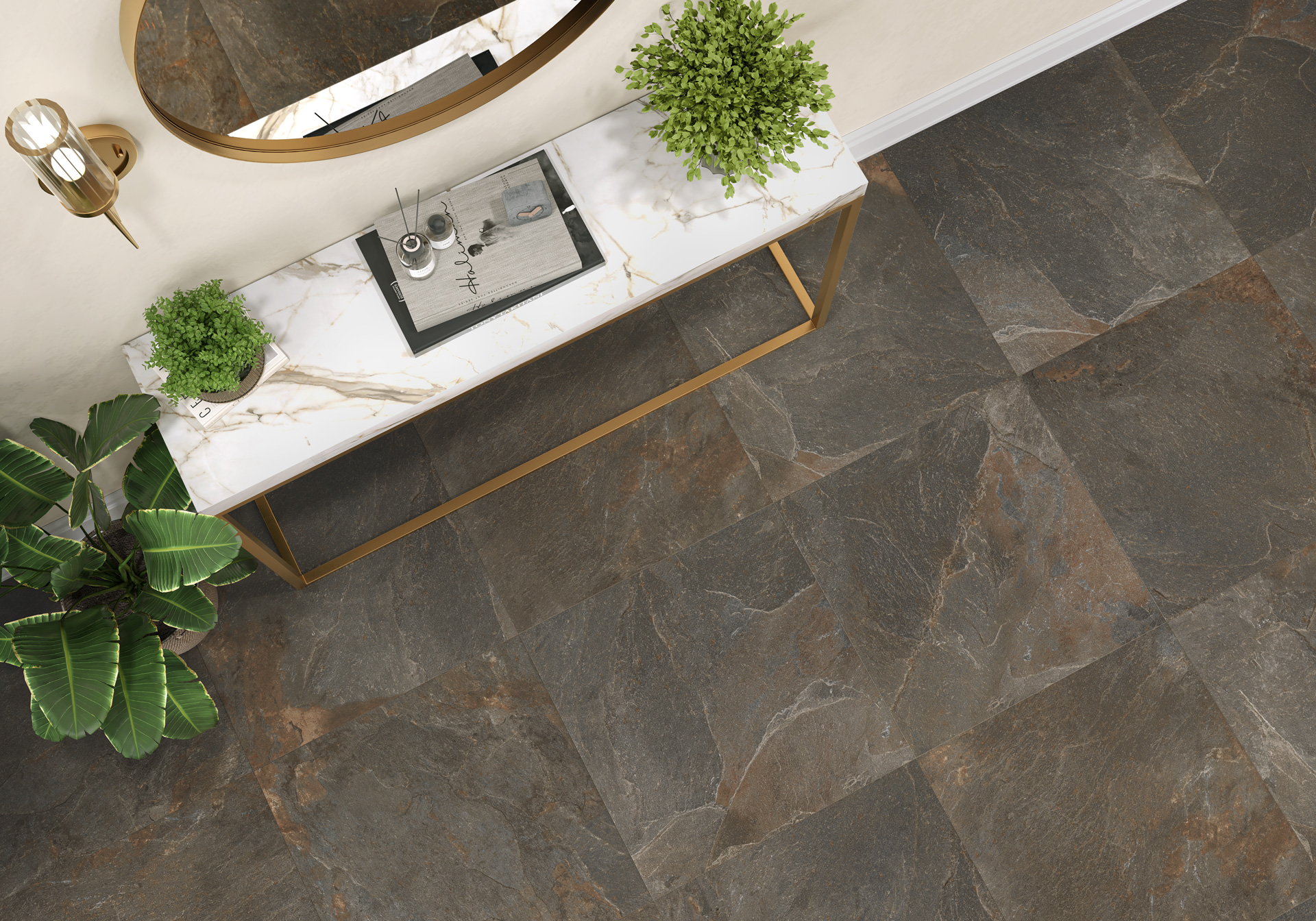 D120223L Stoncrete Сopper 600x1200x9.5 Delacora