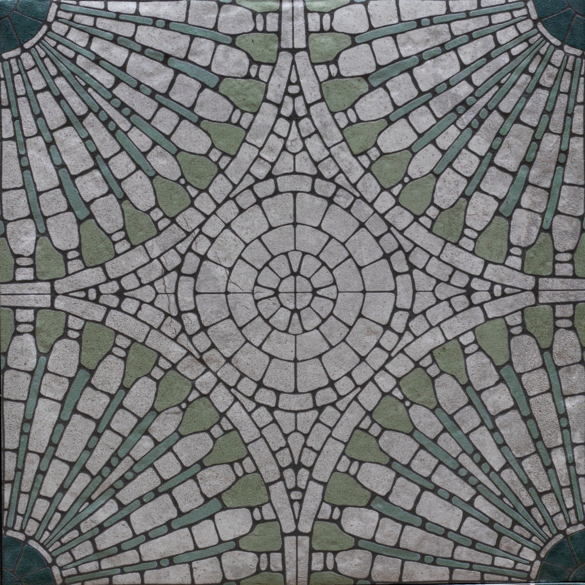 Carino Menta Mosaico 20x20 Mainzu