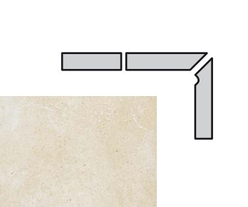 Плинтус ступени Bernardino 043 правый 31x7.3 Interbau