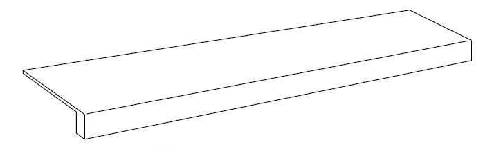 620070001673 Victory White Scalino Frontale Lap 33x160 Atlas Concorde Russia