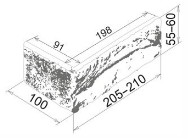 Бруклин 199 Угол 205-210х100х55-60х15 Камелот
