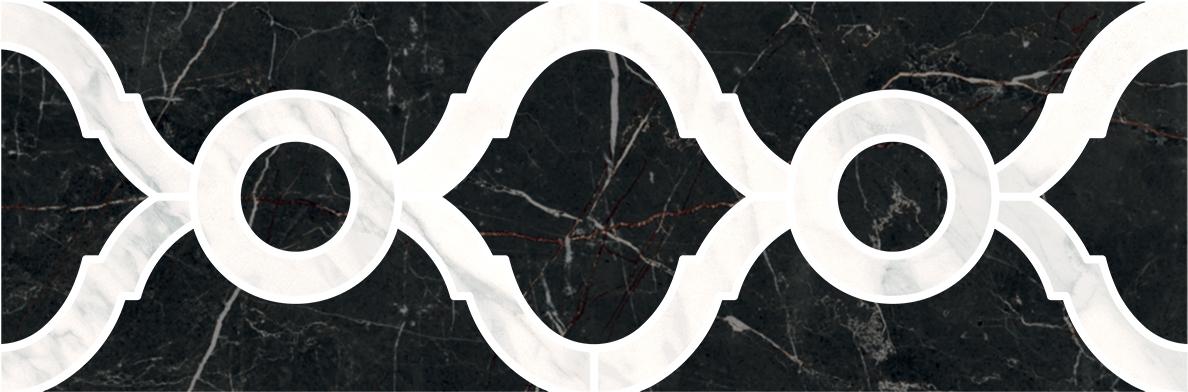 ID92T Бордюр Фрагонар наборный черный 30x9,9x0,9 Kerama Marazzi