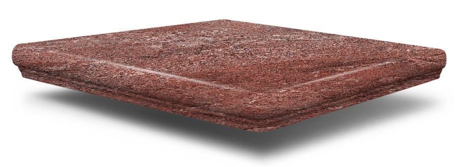 Frankfurt Eckflorentiner Ziegelrot 32x32 SDS Keramik