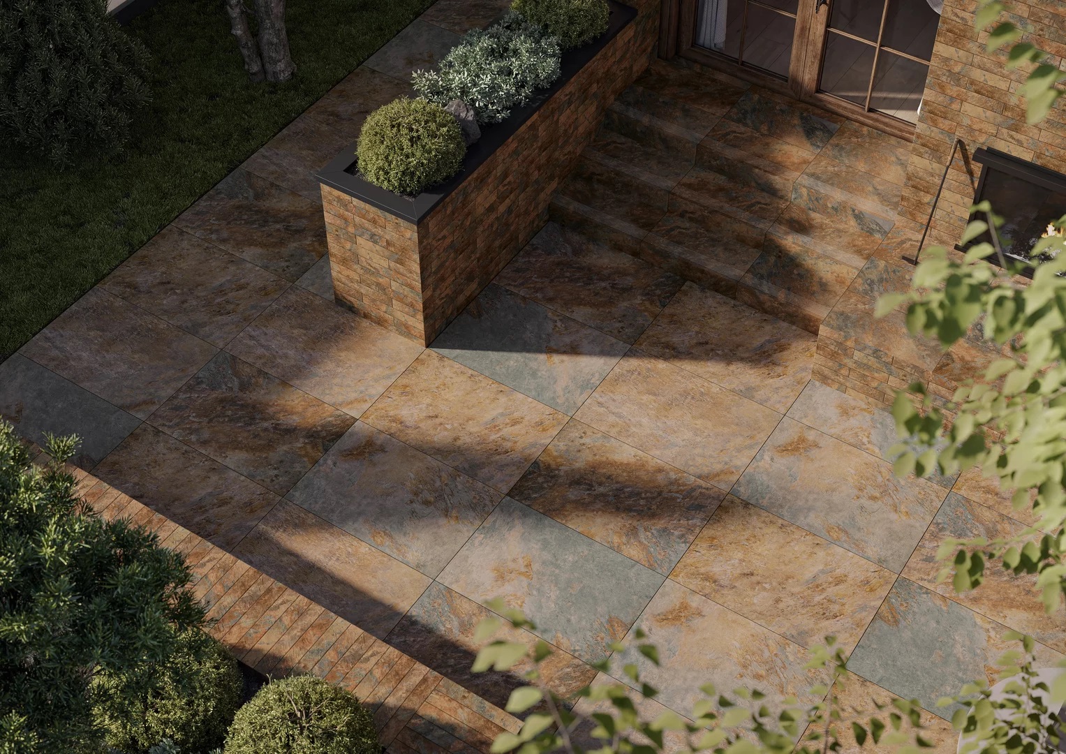 Ardis Rust Elewacja Struktura Mat 40x6,6 Paradyz