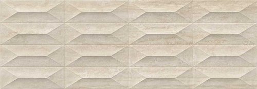 M4PG Marbleplay Travertino Struttura Gem 3D Rett. 30х90 MARAZZI Italy