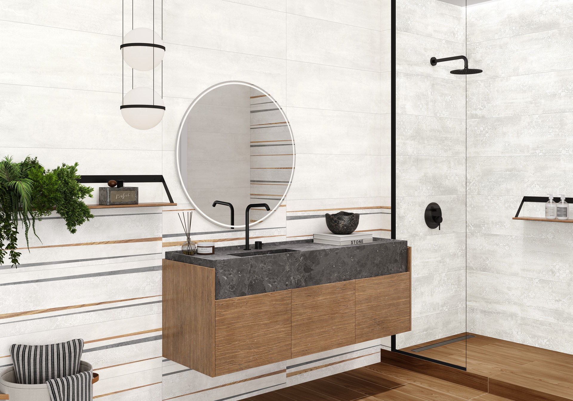 TWU3090DKR77R Dakar матовая 300x900x8.5 Alma Ceramica (Уралкерамика)