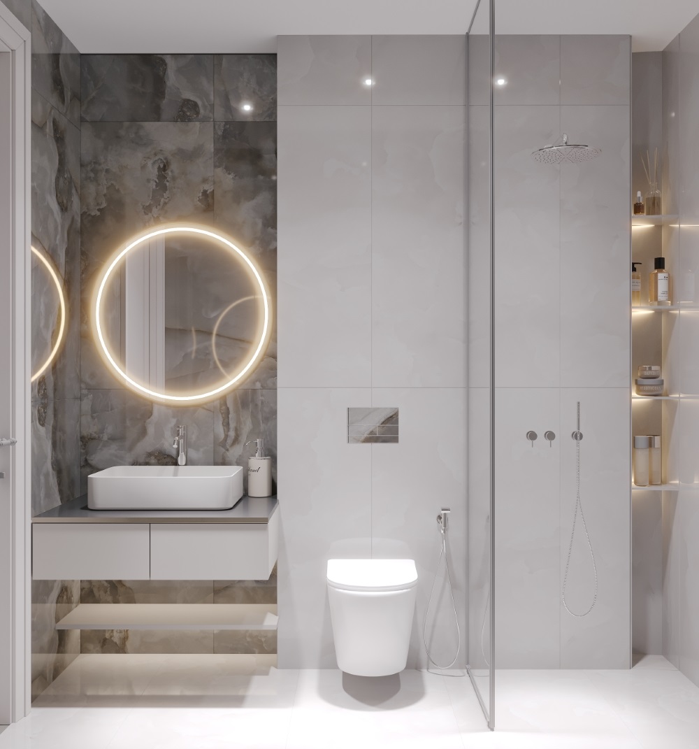 Calina White Glossy 60х120 Kerald фото 10