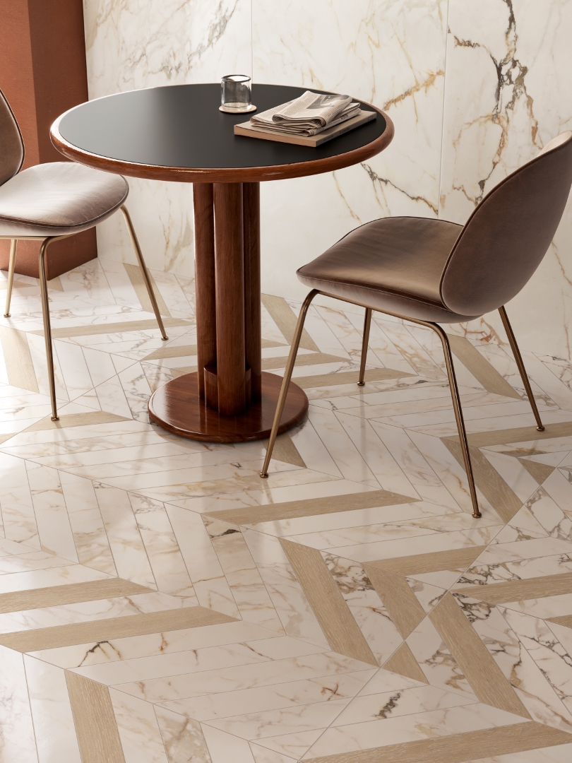 A2INW00204T Intarsi Warm Creta 3D Satin Ret 60x120 Vallelunga фото 3