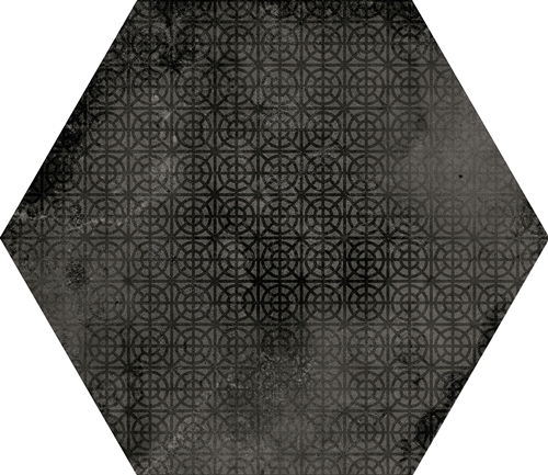 23604 Urban Hexagon Melange Dark 29,2X25,4 EQUIPE
