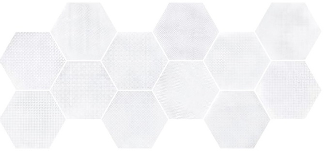 23516 Urban Hexagon Melange Light 29,2X25,4 EQUIPE