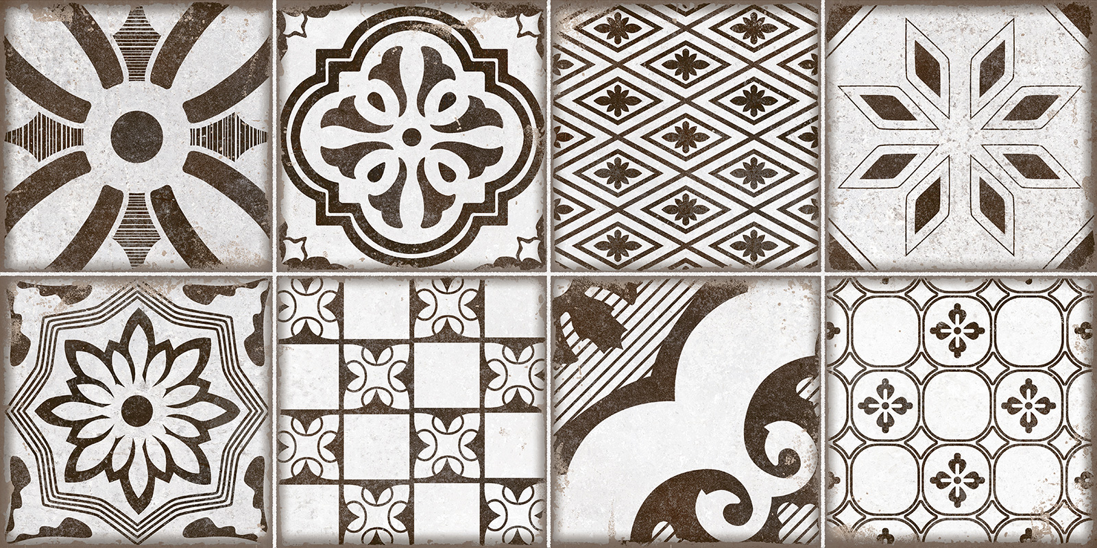 TWU2550BOH17 Boho рельефная 249x500x8 Alma Ceramica (Уралкерамика)