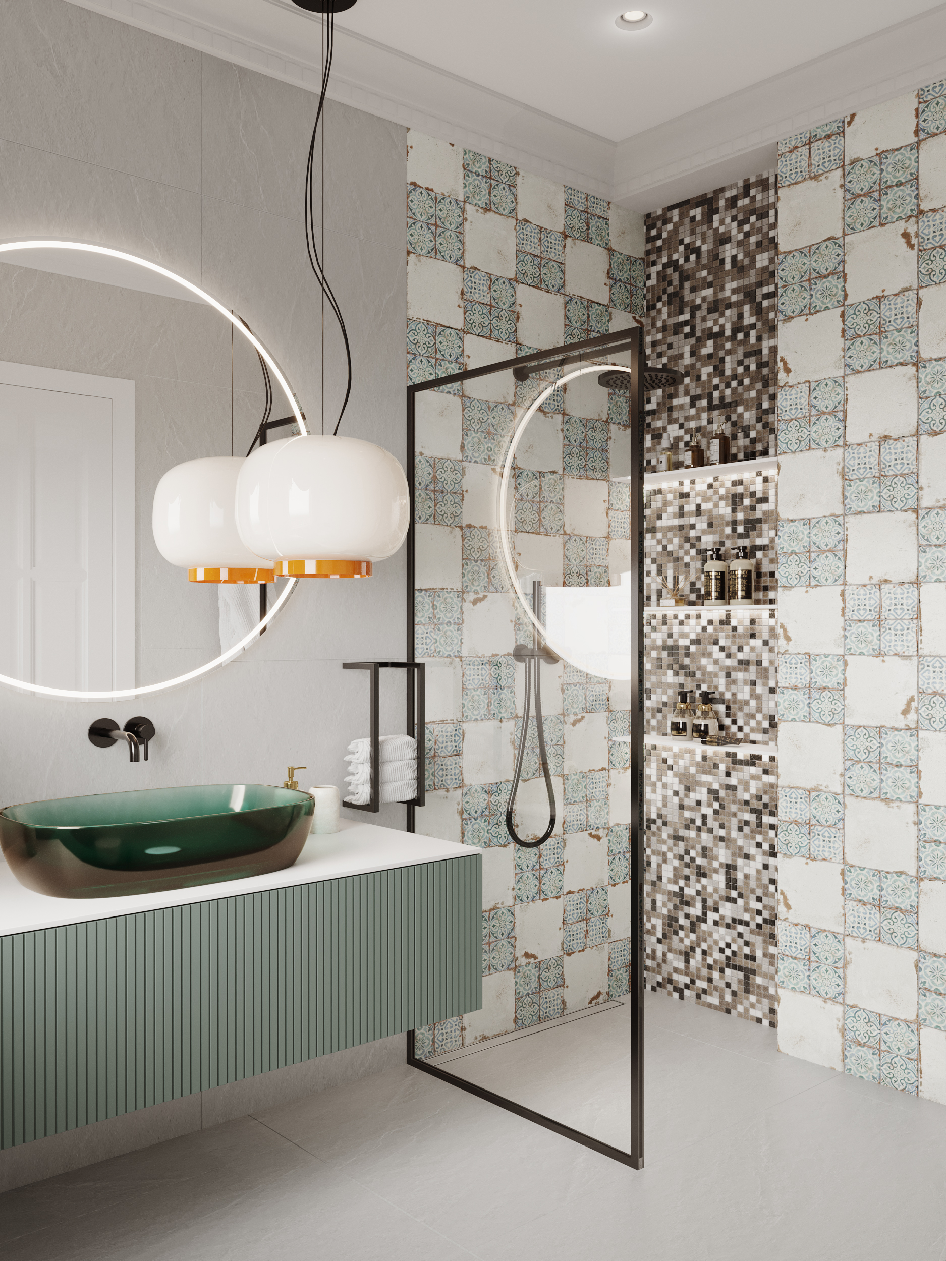 Green glass (стекло) 25*25 300*300 Bonaparte фото 7