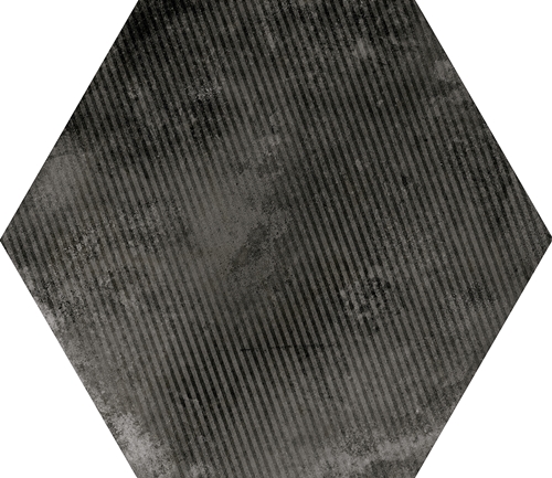 23604 Urban Hexagon Melange Dark 29,2X25,4 EQUIPE